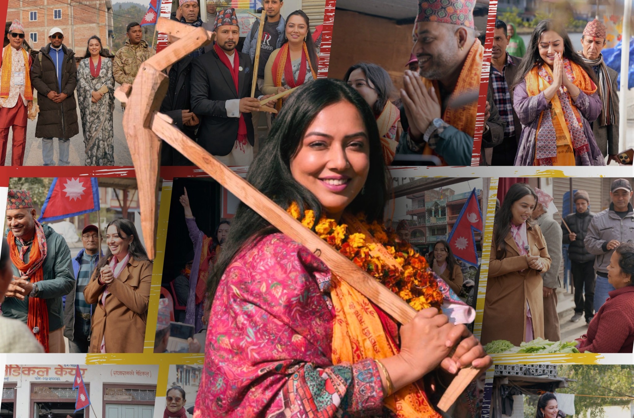 पश्चिम नेपाल केन्द्रित चुनावी अभियानमा खुश्बु ओली