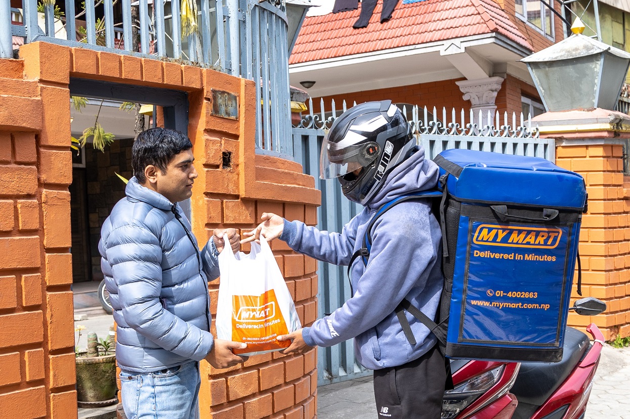 माई मार्टले सुरु गर्‍यो सिधै उपभोक्तालाई केही मिनेटमै डेलिभरी हुने अनलाइन किनमेल सेवा