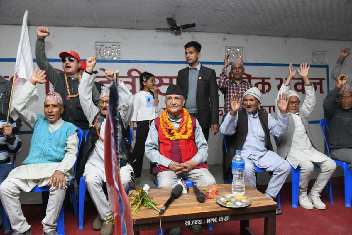 ‘समृद्ध नेपाल, सुखी नेपाली’को जग वेद र प्राचीन सभ्यता हो : केपी शर्मा ओली