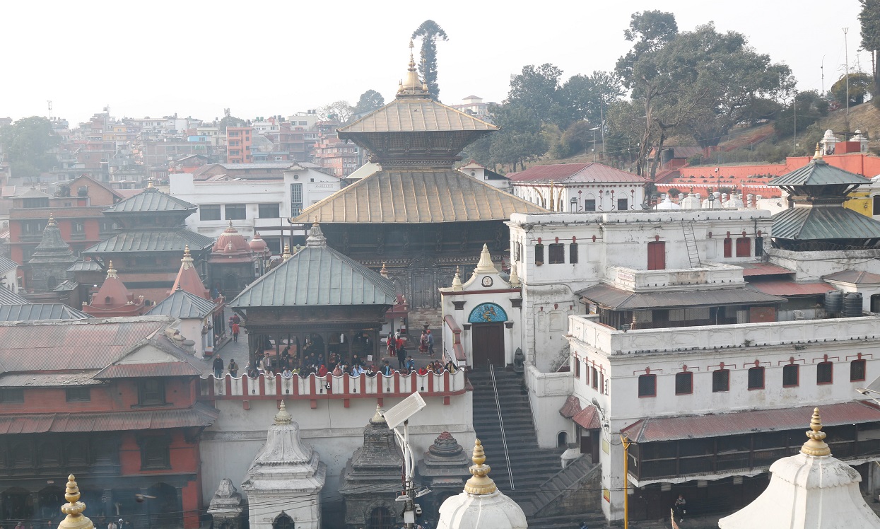 पशुपतिनाथमा रङरोगन, सरसफाइसहित पूर्वाधार सुधारका काम सुरु
