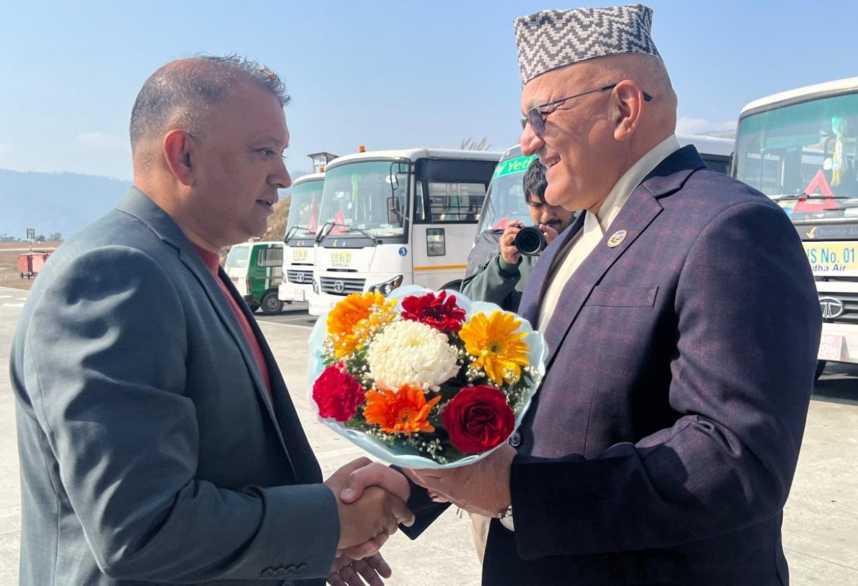 कांग्रेस सभापति थापा पोखरामा