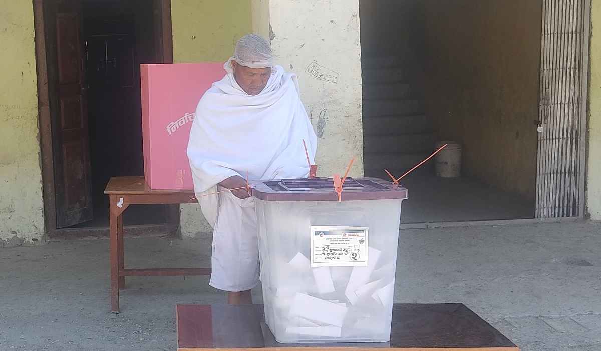 दिउँसो १ बजेसम्म मुगुमा ४२.९० प्रतिशत मतदान