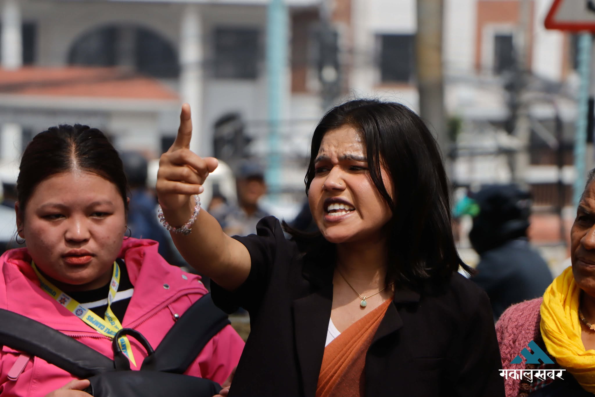 इनिशा विक हत्याका दोषीलाई कारबाहीको माग गर्दै काँकरभिट्टामा विरोध प्रदर्शन