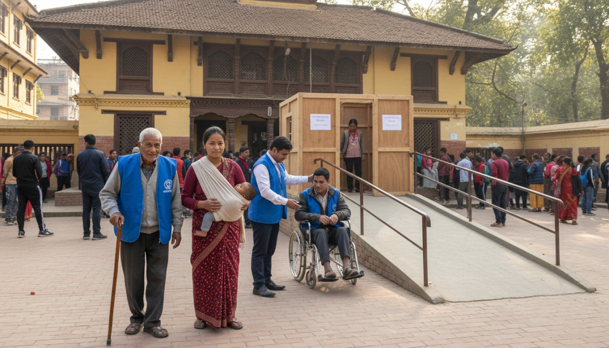 ज्येष्ठ नागरिक र अपाङ्गता भएकाले मतदान गर्न लाइन बस्नुपर्दैन : आयुक्त तुलाधर