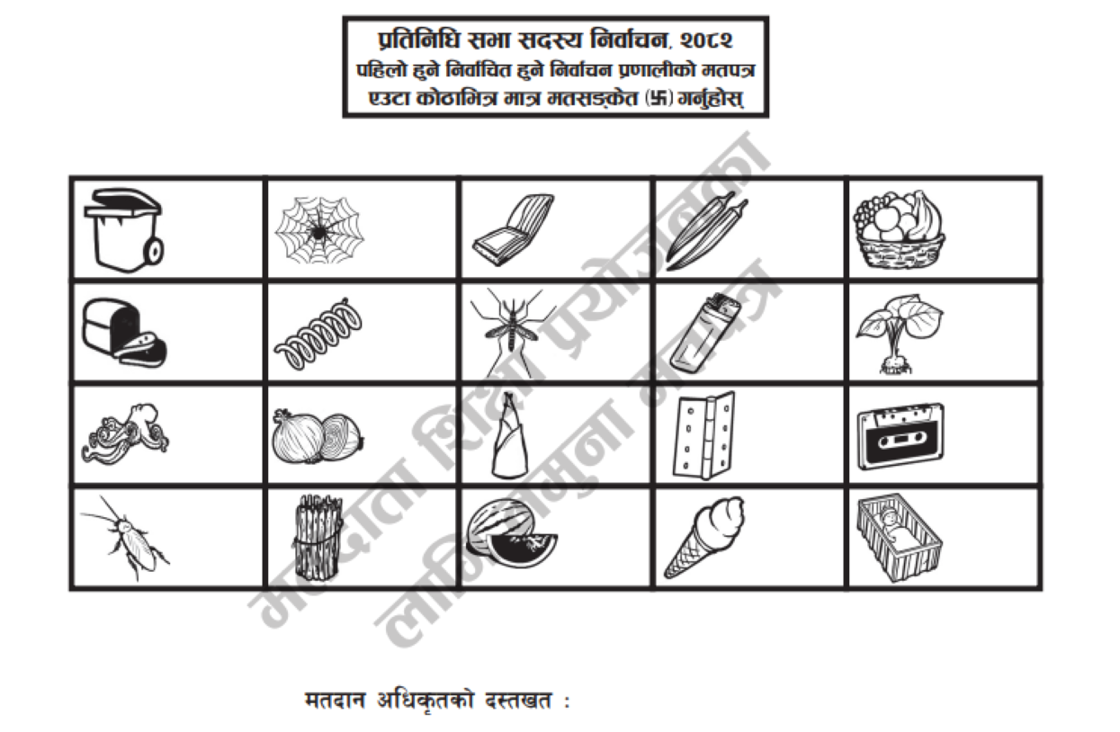 निर्वाचनमा प्रयोग नभएका बाँकी मतपत्रहरू धुल्याइने