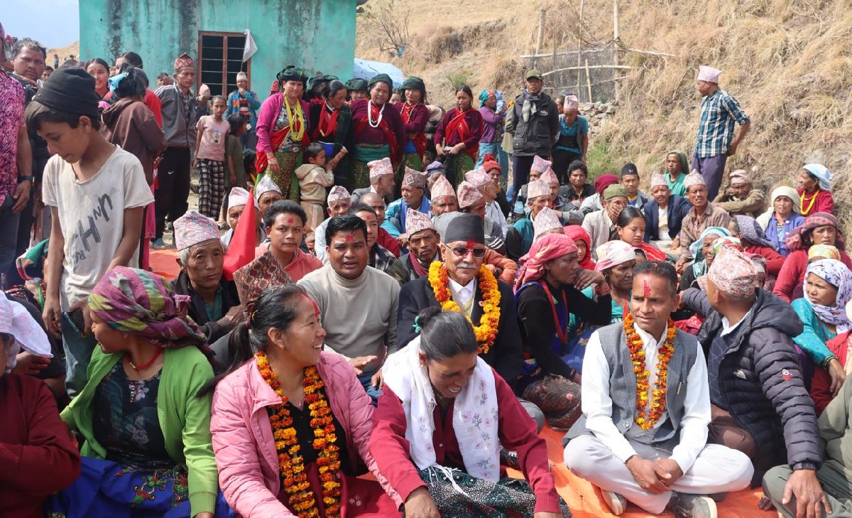 रुकुमपूर्वको विकासका लागि प्रचण्ड र अन्य उम्मेदवारहरूका सङ्कल्प