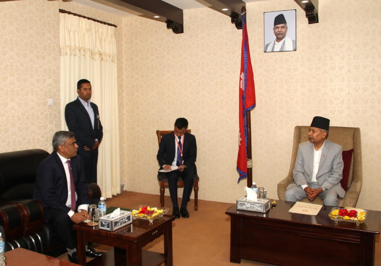उपराष्ट्रपति यादवसँग बङ्गलादेशका राजदूत रहमानको शिष्टाचार भेट