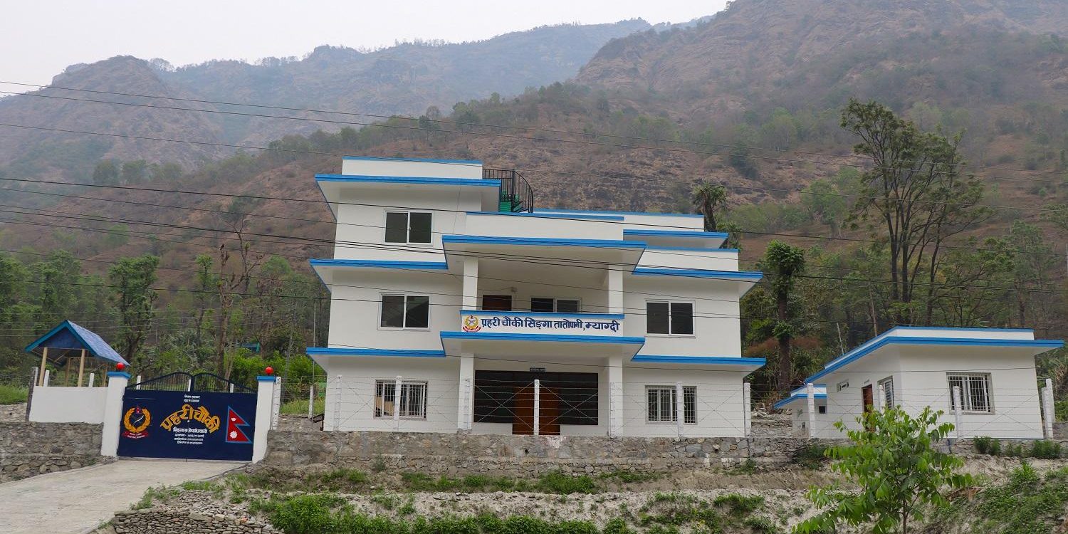 बेनीकाे राक्सेमा बन्यो तीन करोडको प्रहरी चौकी
