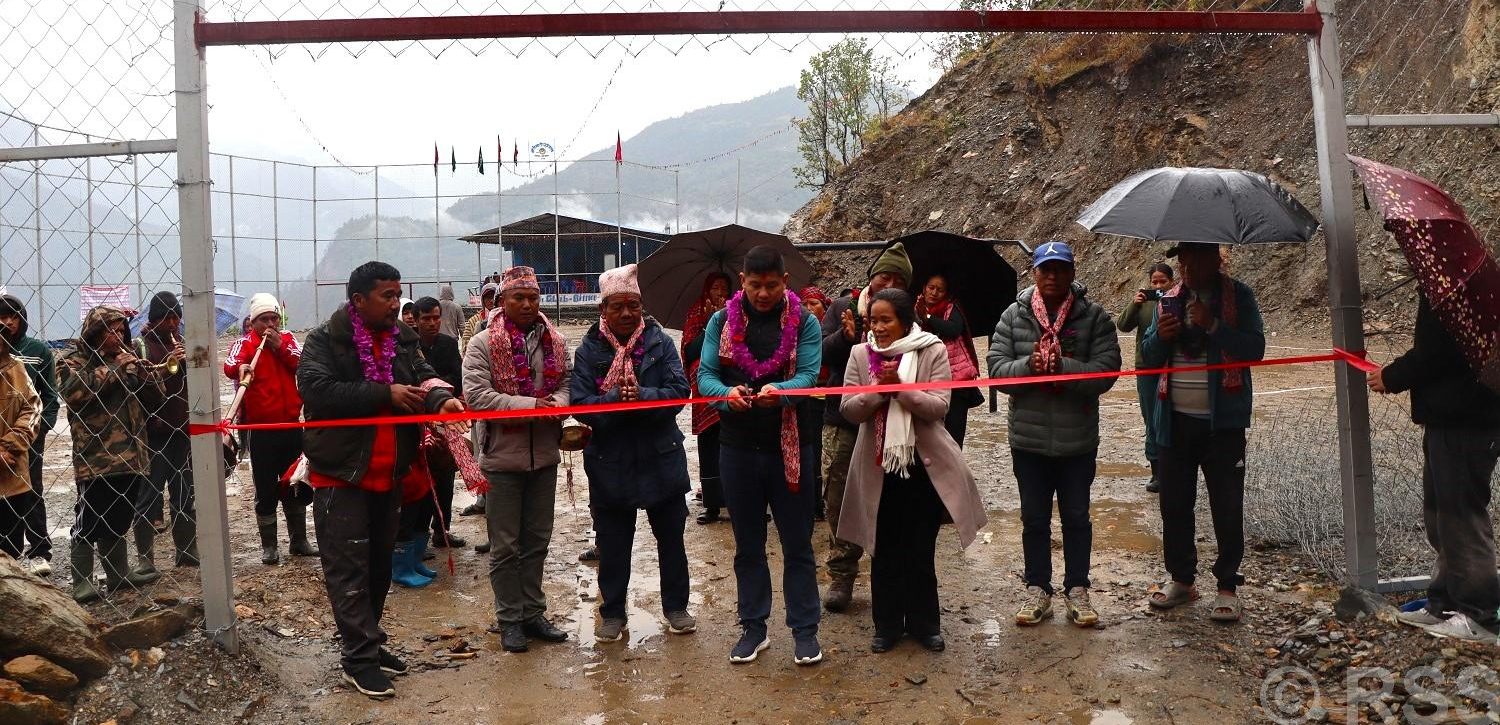 म्याग्दीमा बन्यो ५५ लाखको खेलमैदान