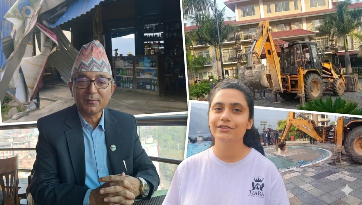 फेवा ताल किनाराका संरचना हटाउन थालियो: महानगरको सक्रियता, व्यवसायीको विरोध