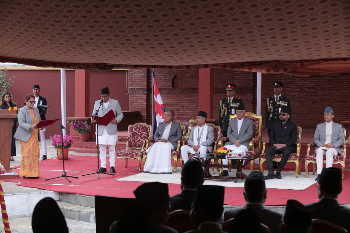 राष्ट्रिय सभाकी नवनिर्वाचित उपाध्यक्ष भण्डारीद्वारा शपथ ग्रहण (तस्बिरहरू)