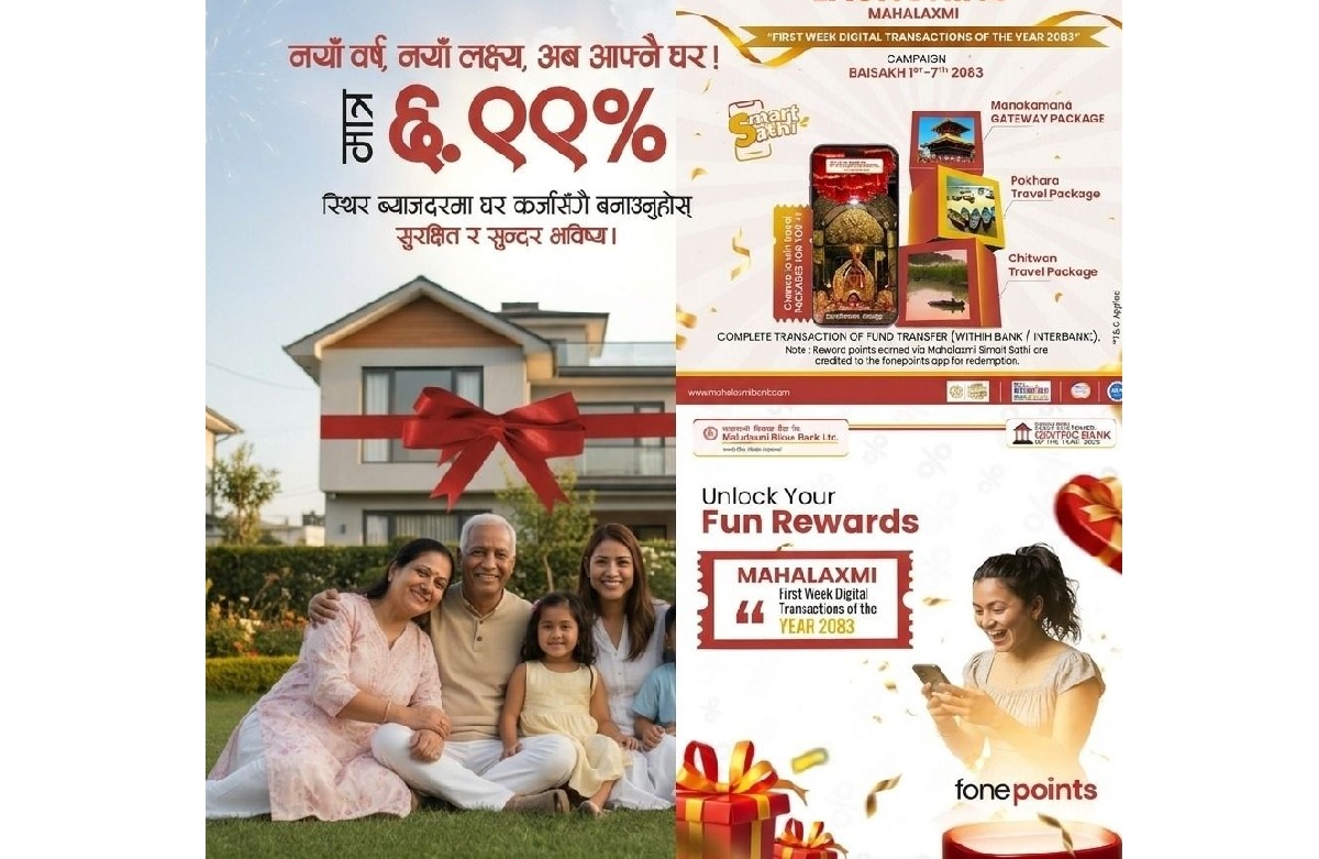 महालक्ष्मी विकास बैंकद्धारा नयाँ वर्ष लक्षित विभिन्न योजनाहरू सार्वजनिक