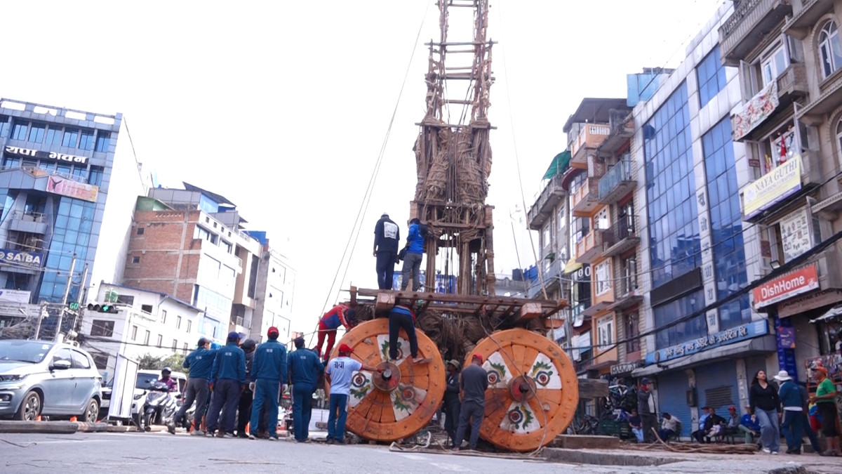रातो मत्स्येन्द्रनाथको रथ निर्माण तीव्र
