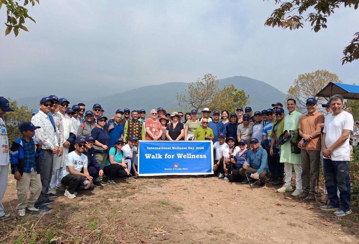 विभिन्न देशका राजदूतहरूद्वारा हात्तीवन-चम्पादेवीमा ‘आरोग्य पदयात्रा’