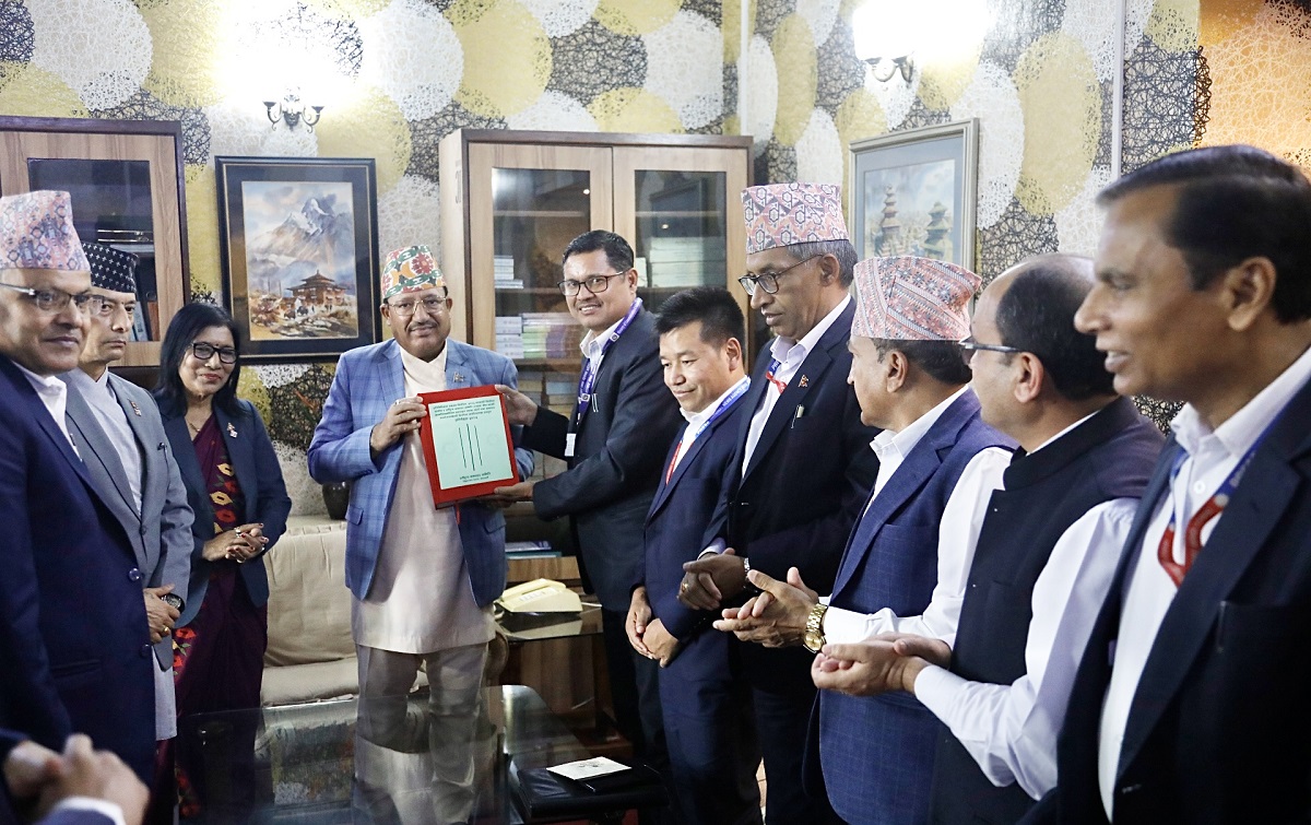 निर्वाचनसम्बन्धी प्रतिवेदन आयोगसमक्ष प्रस्तुत