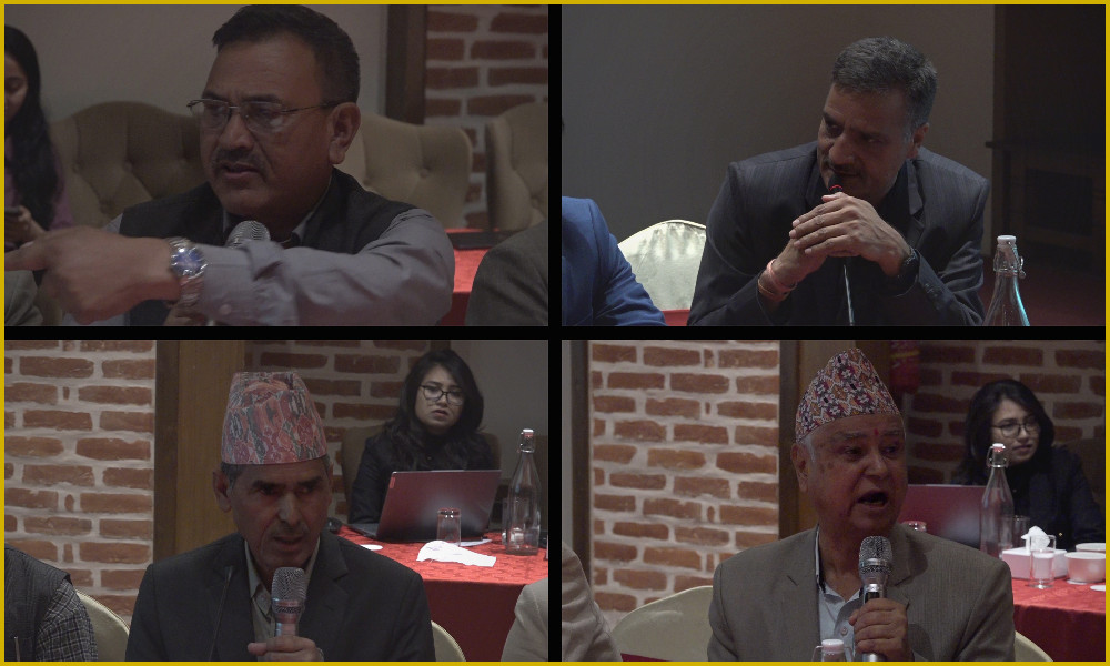 कानूनी र संरचनागत अवरोध हटाएर जलविद्युतको विकासमा लाग्नुपर्नेमा सांसदहरूको जोड