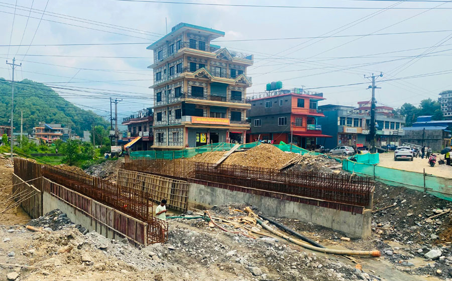 तालचोक–बेगनास चार लेन सडकको भौतिक प्रगति ७२ प्रतिशत