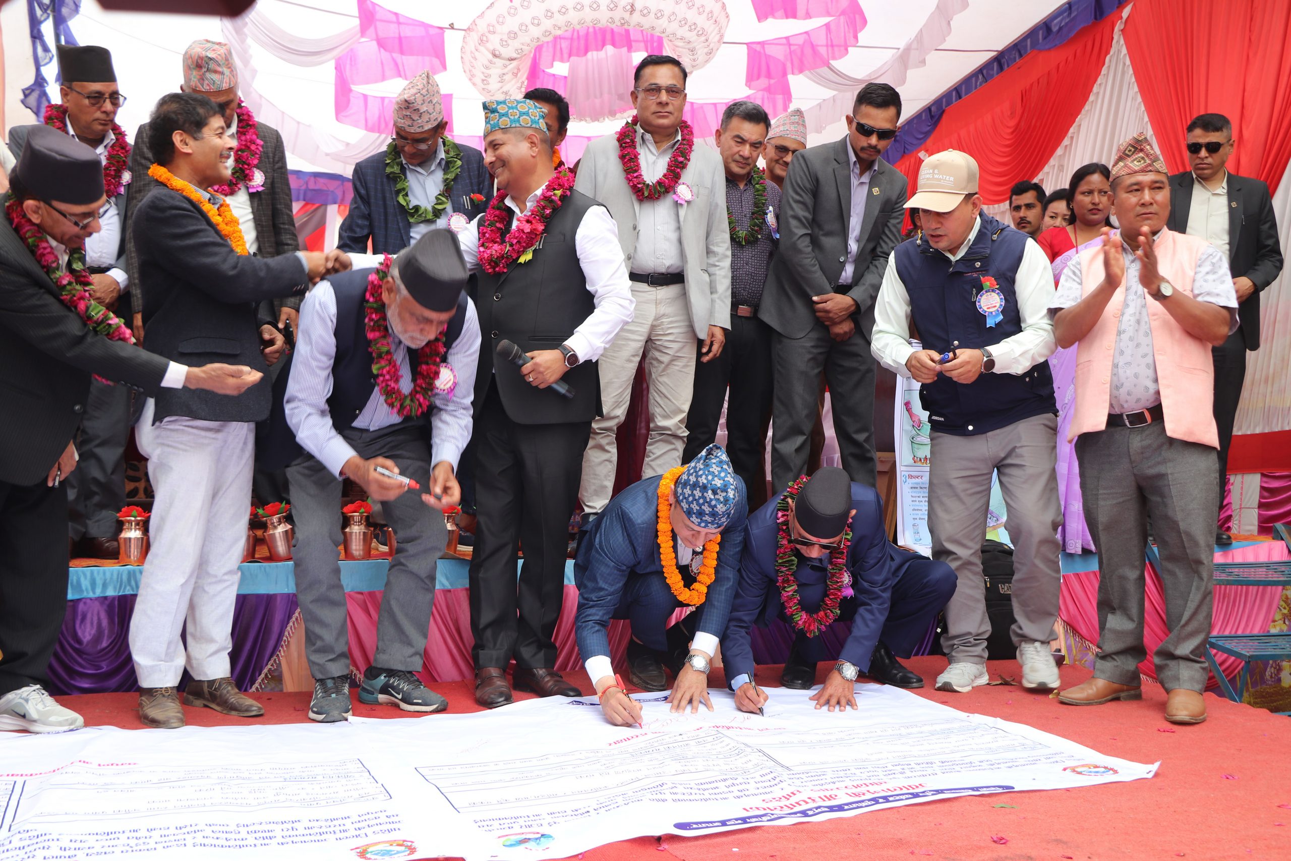 ज्वालामुखी मुलुकको पहिलो स्वच्छ गाउँपालिका घोषणा