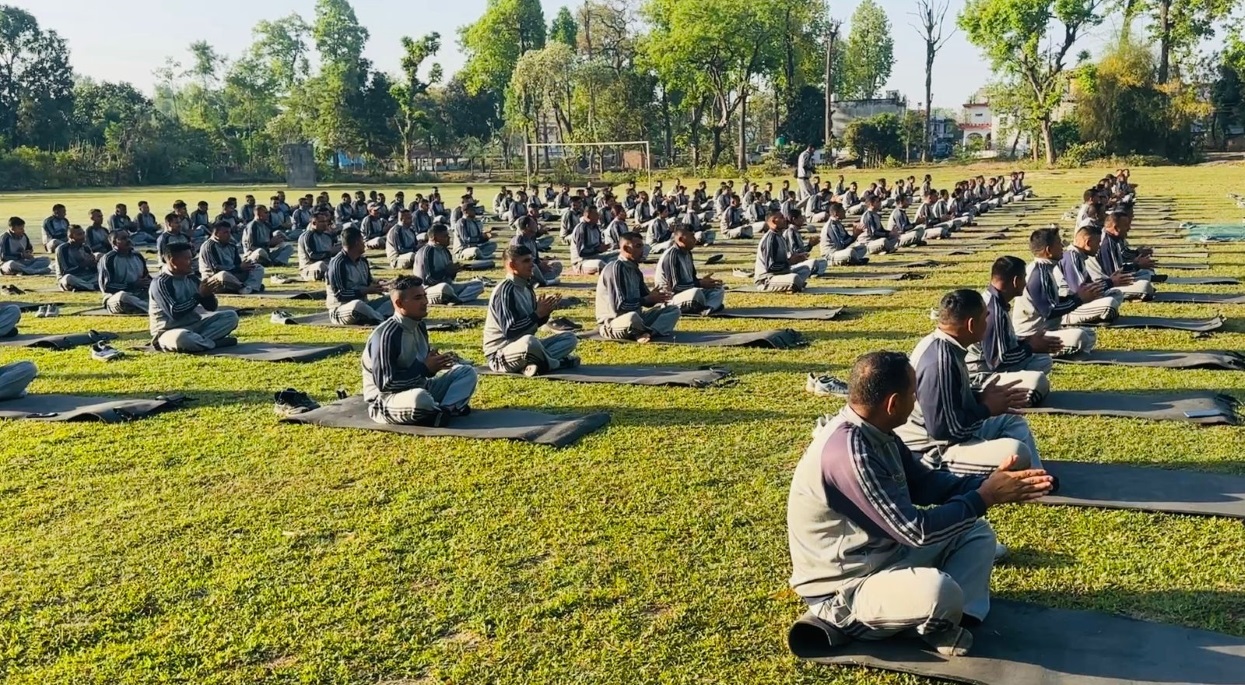 अन्तर्राष्ट्रिय आरोग्य दिवसका अवसरमा योगाभ्यास