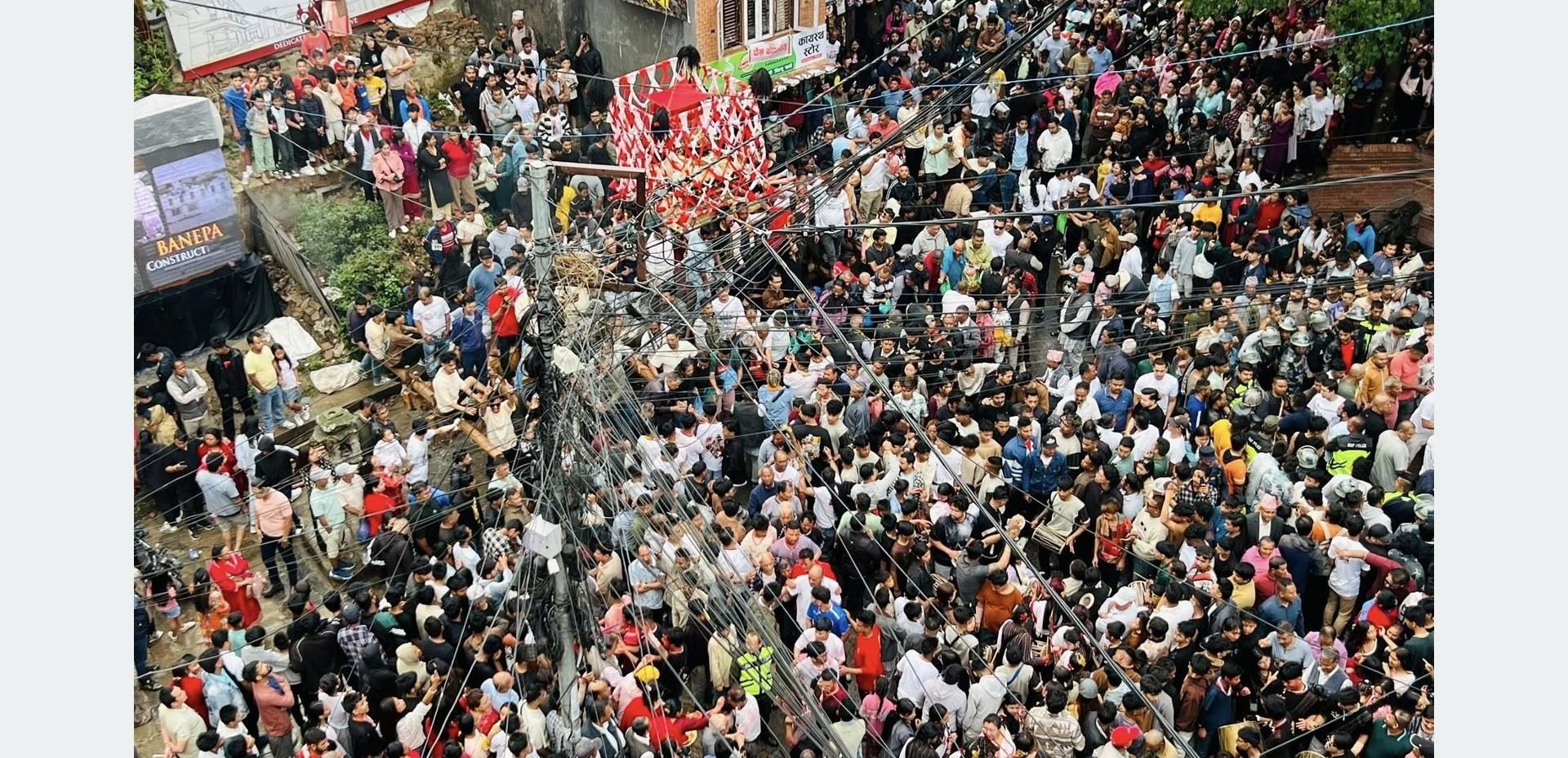 बनेपामा ऐतिहासिक चण्डेश्वरी भगवती जात्रा सम्पन्न