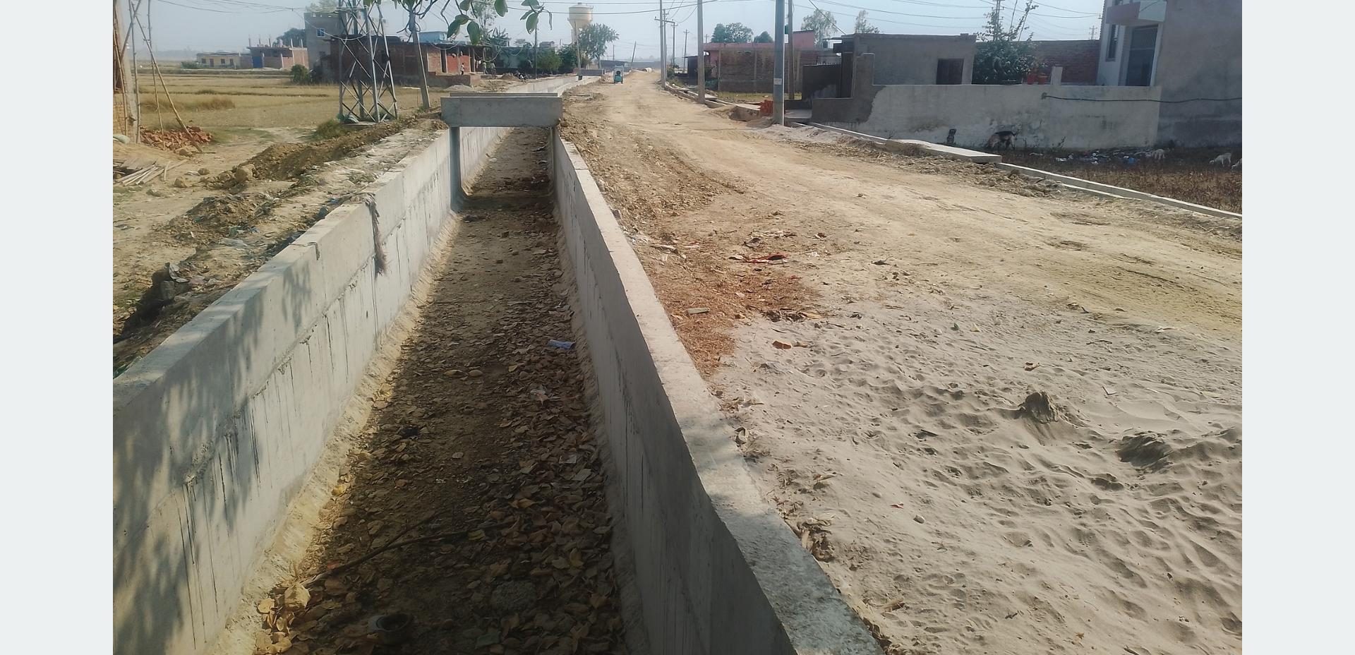 सिक्टा सिँचाइको डुडुवा शाखा नहर निर्माण द्रुतगतिमा