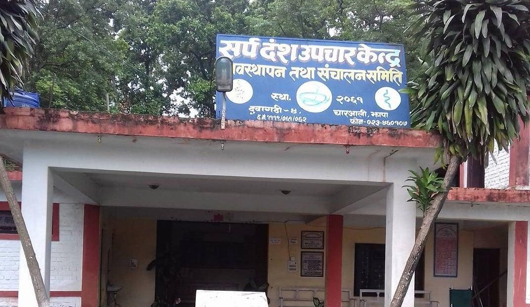 चारआली सर्पदंश उपचार केन्द्रमा उपचार गर्ने बढ्दै