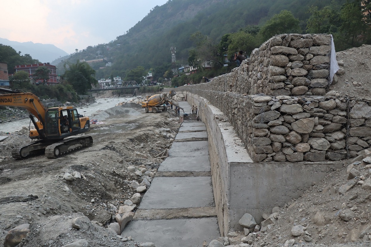 बेनीलाई कटान र बाढीबाट जोगाउन नदी नियन्त्रण योजना