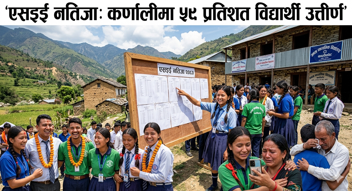 एसइई नतिजाः कर्णालीमा ५९ प्रतिशत विद्यार्थी उत्तीर्ण