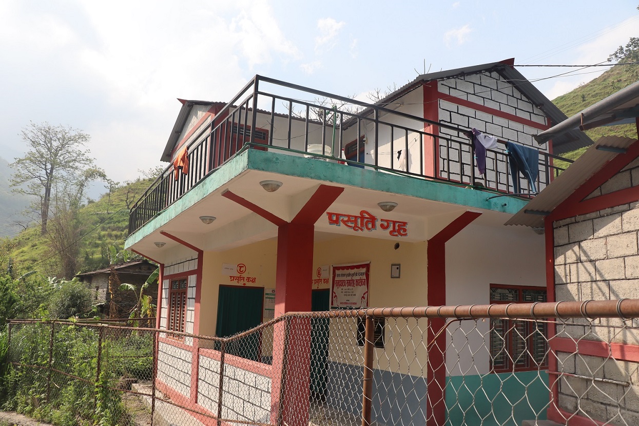 म्याग्दीमा प्रसूति गृह र सामुदायिक भवन निर्माण