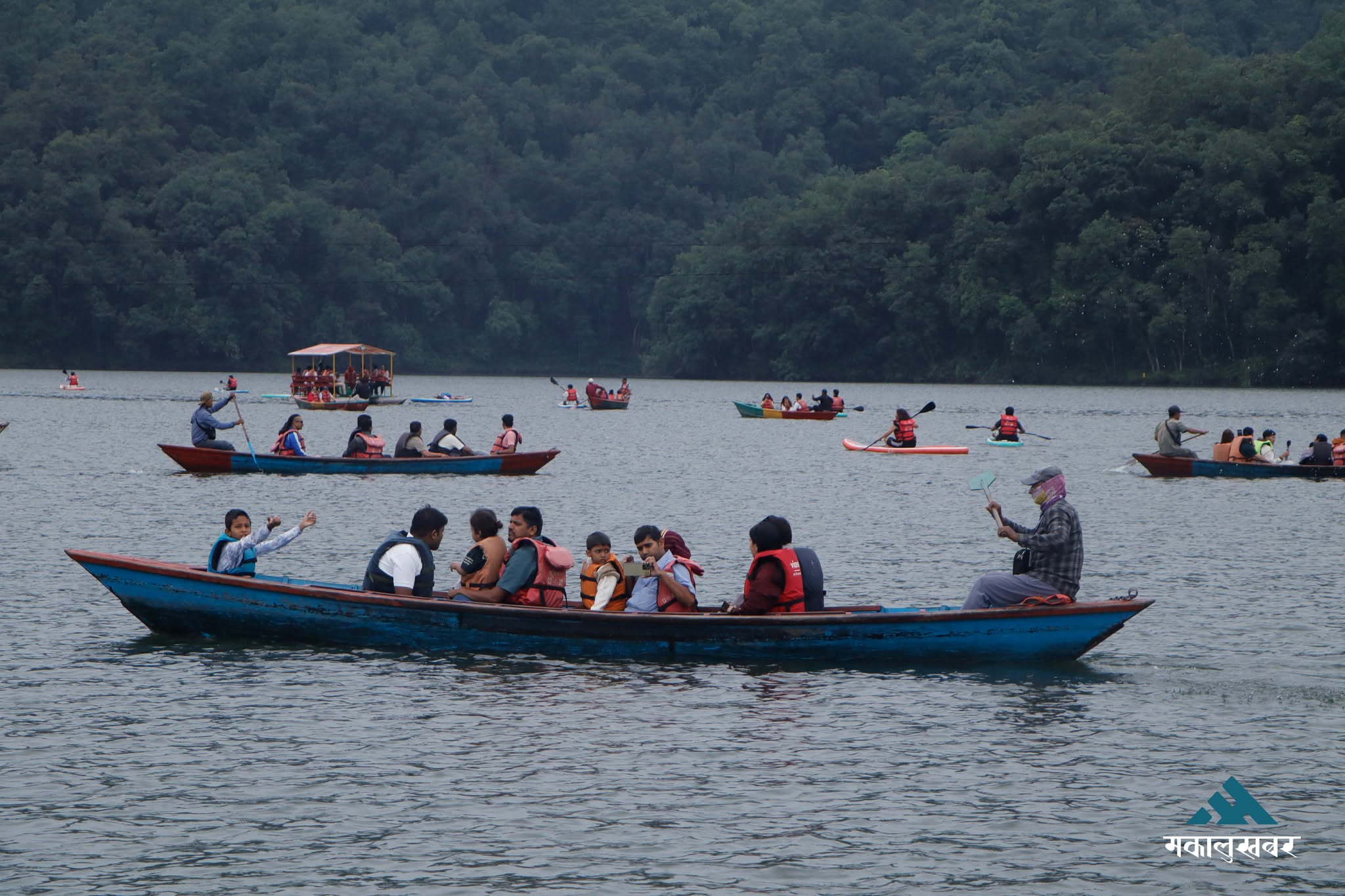 झरी पछि खुलेको फेवा ताल (तस्बिरहरू)