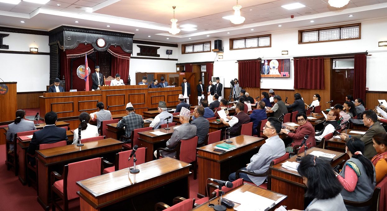 राष्ट्रियसभामा आज मन्त्रालय र विभिन्न निकायको विनियोजन शीर्षकमा छलफल हुने
