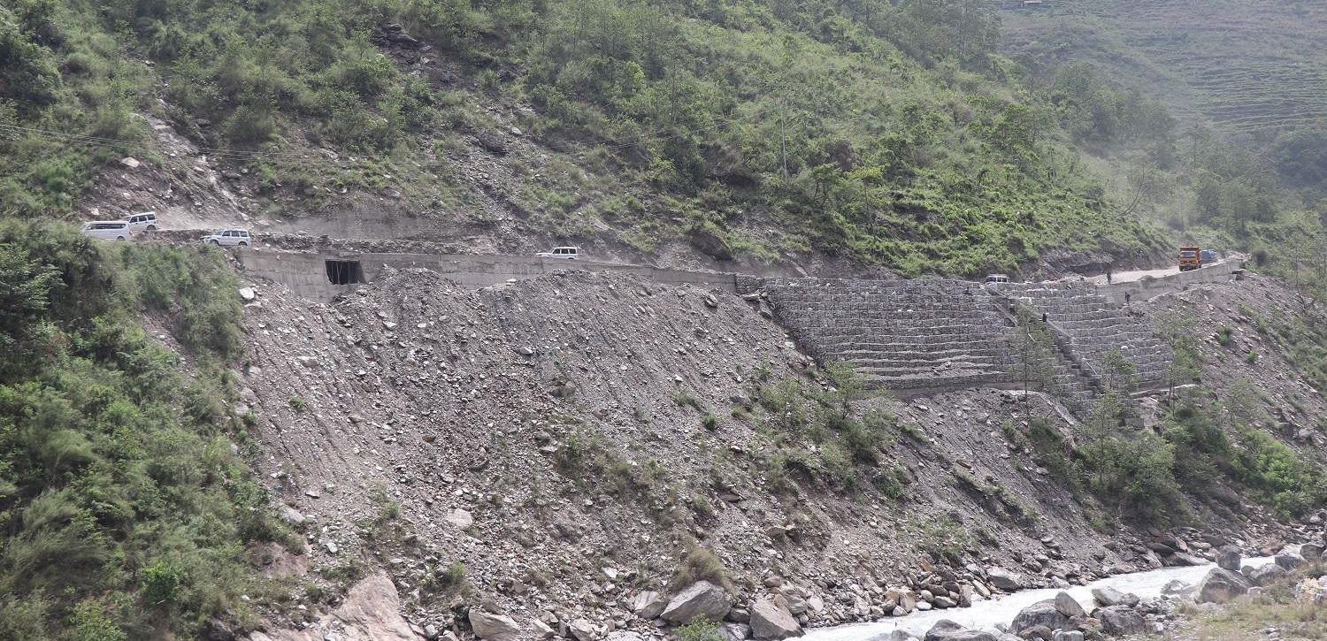 कालीगण्डकी करिडोरः खामभित्तामा पहिरो रोकथाम योजना