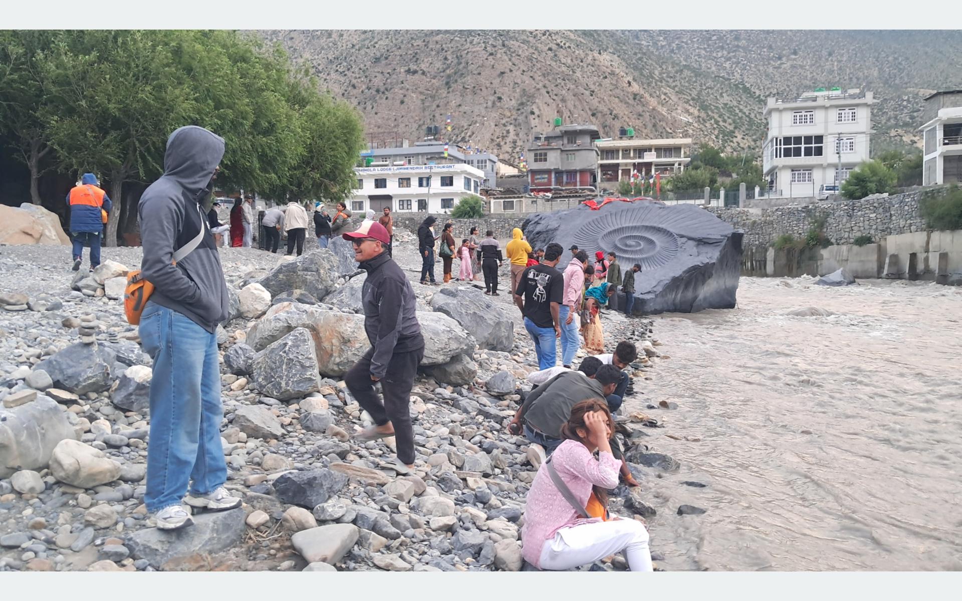 जोमसोममा धार्मिक आस्थाको केन्द्र बन्दै शालिग्राम शीला मूर्ति