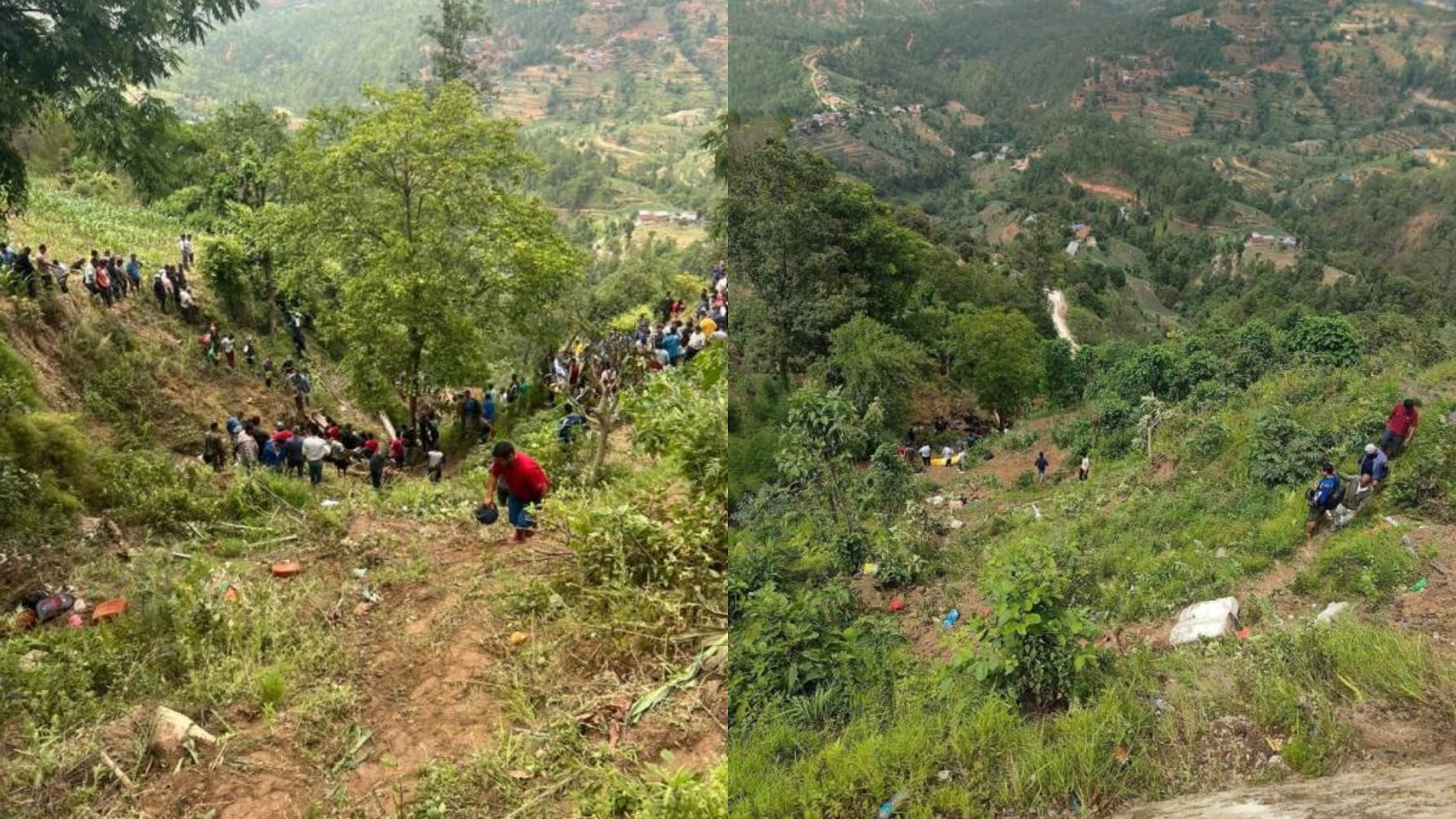 काभ्रेपलाञ्चोकमा यात्रुवाहक बस दुर्घटना, सातको निधन, १५ घाइते