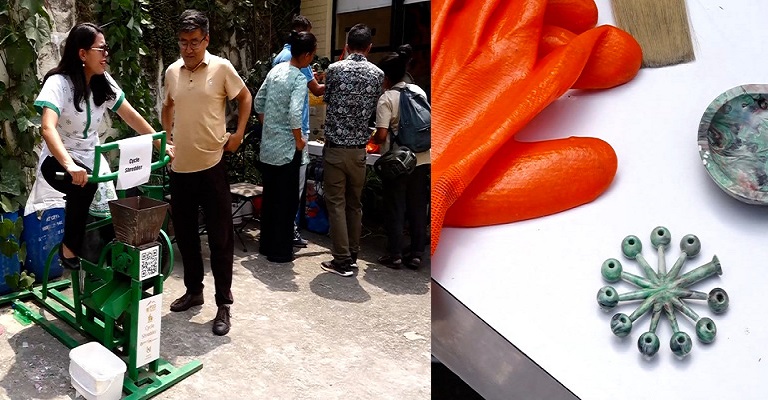 प्लास्टिकजन्य फोहोर रिसाइकल गरी उपयोगी सामग्री बनाइदिने ‘जेरो क्याफे’
