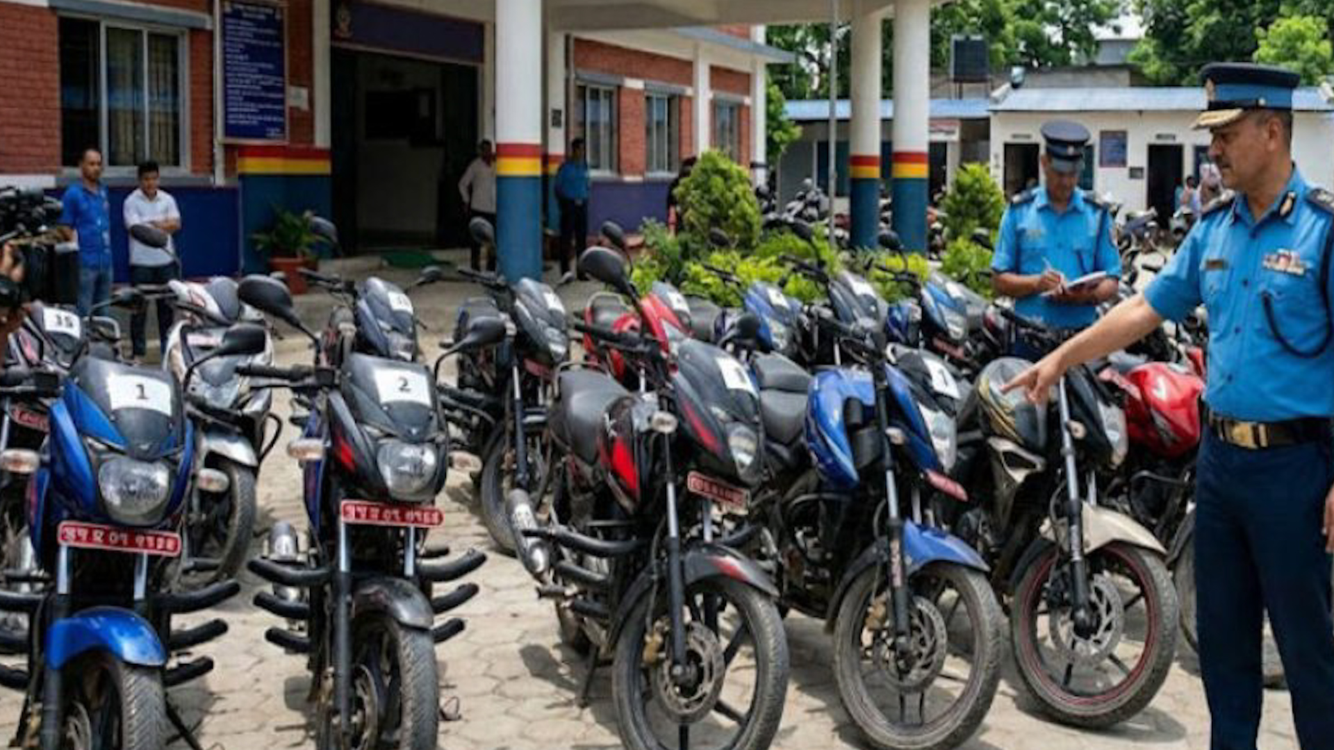 सत्र लाख ३० हजार बराबरका मोटरसाइकल बरामद