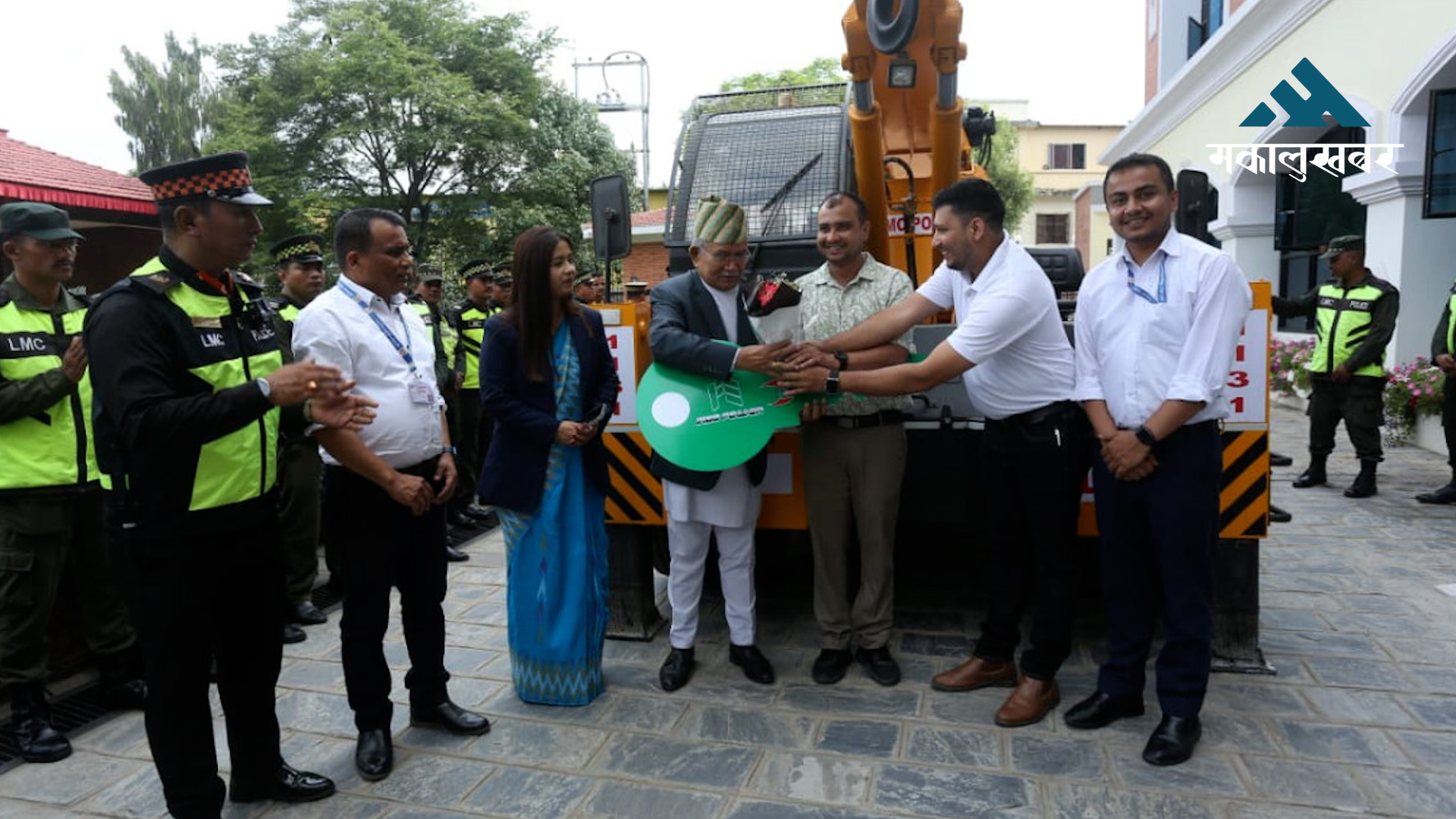 विपद् व्यवस्थापनमा ललितपुर महानगरको नयाँ फड्कोः ६२ लाख ६५ हजारमा भित्र्यायो अत्याधुनिक क्रेन