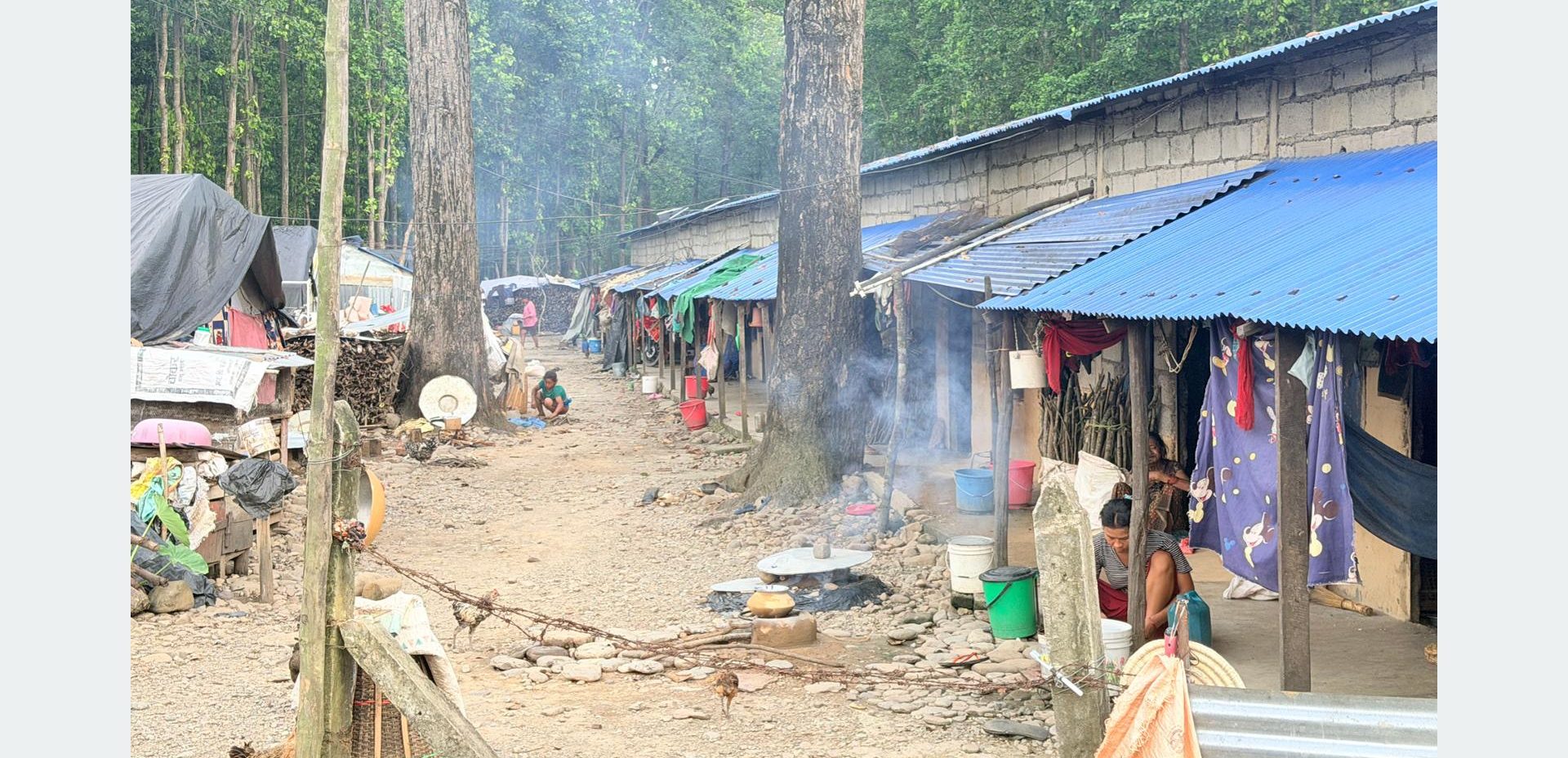 अझै पनि हुप्सेकोटका पहिरो विस्थापित अस्थायी शिविरमा