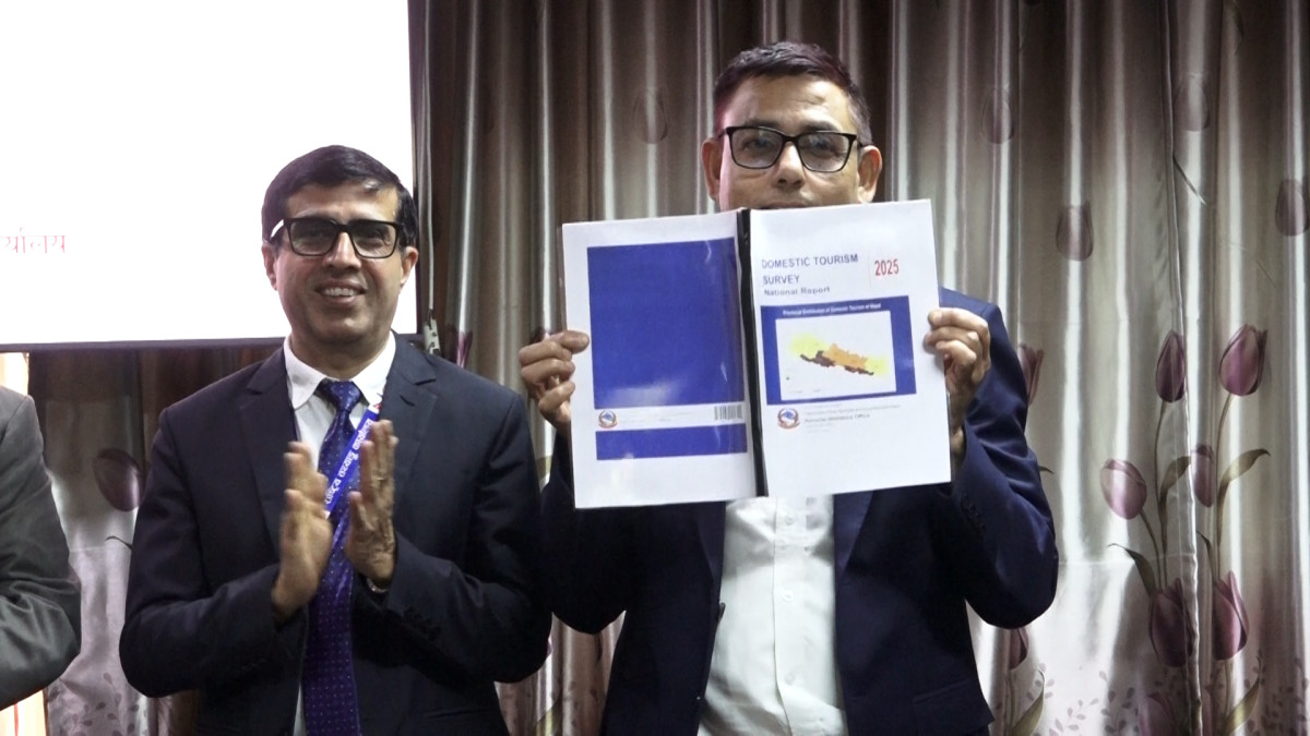 आन्तरिक पर्यटन सर्वेक्षण २०८१/८२ सार्वजनिक: कुल गार्हस्थ्य उत्पादनमा २.६५ प्रतिशत योगदान