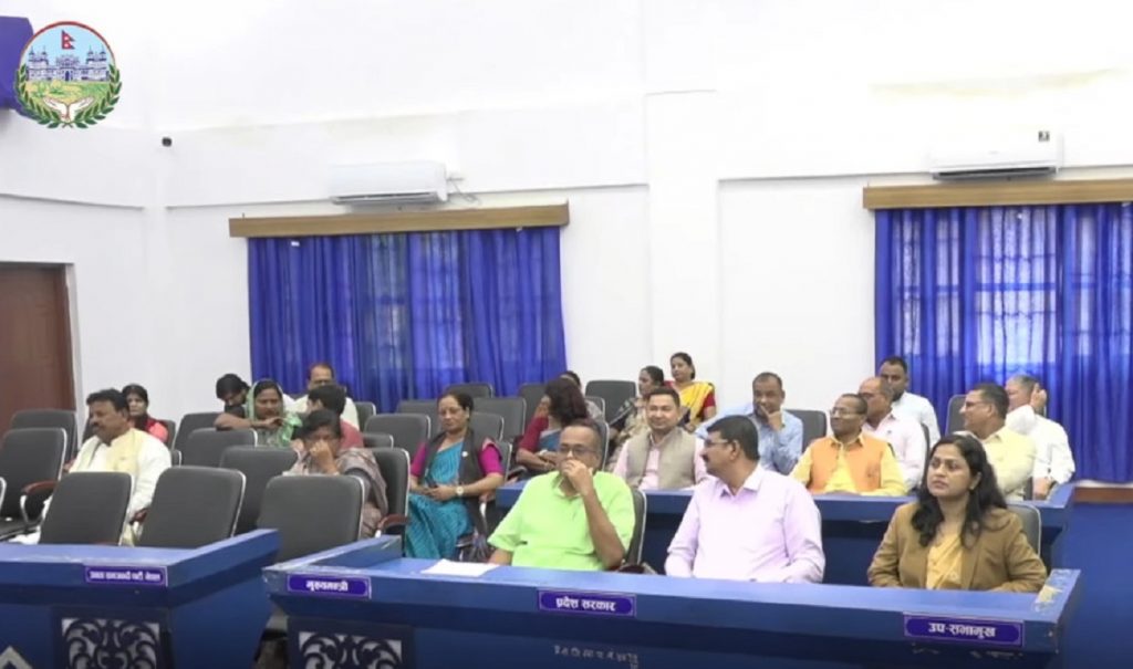 मधेश प्रदेशसभा : बजेटलगायतका समस्या समाधान गर्न कार्यदल गठन