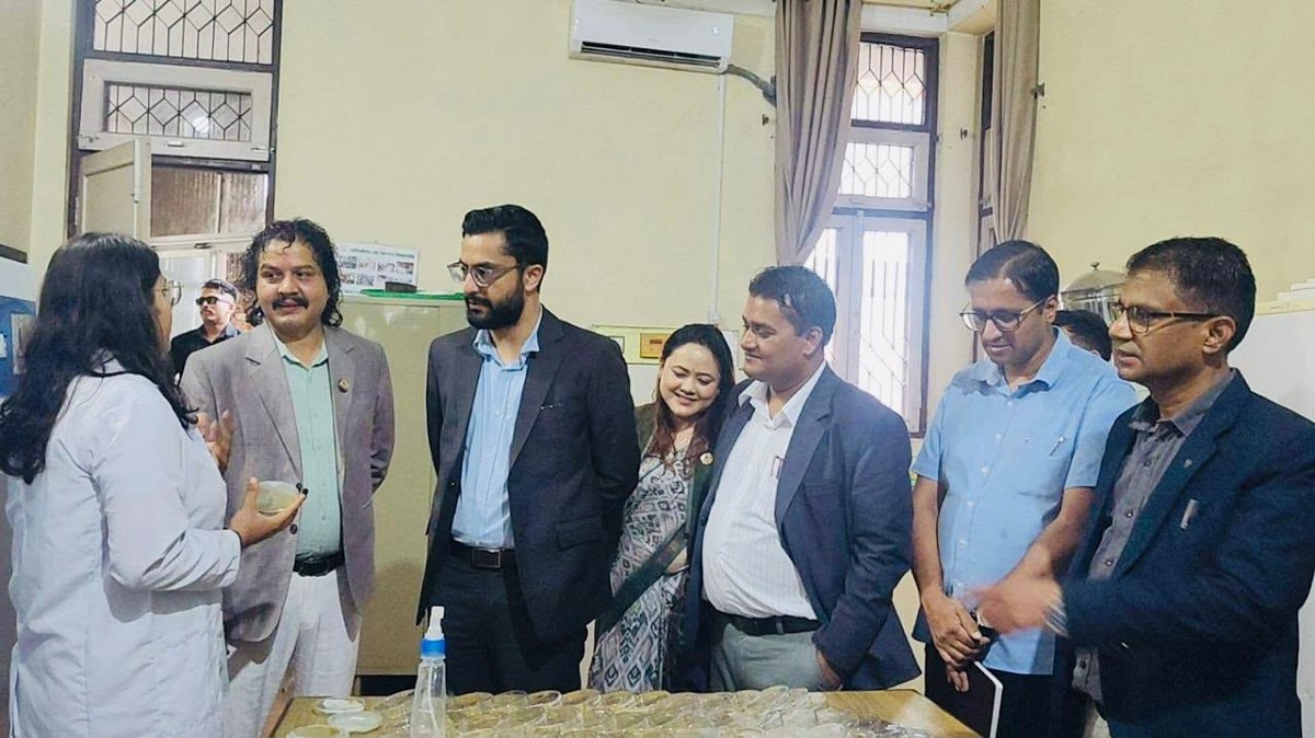 रामपुर क्याम्पसमा शिक्षामन्त्रीको अनुगमन: १५ वर्षे जग्गा विवाद सुल्झाउने आश्वासन