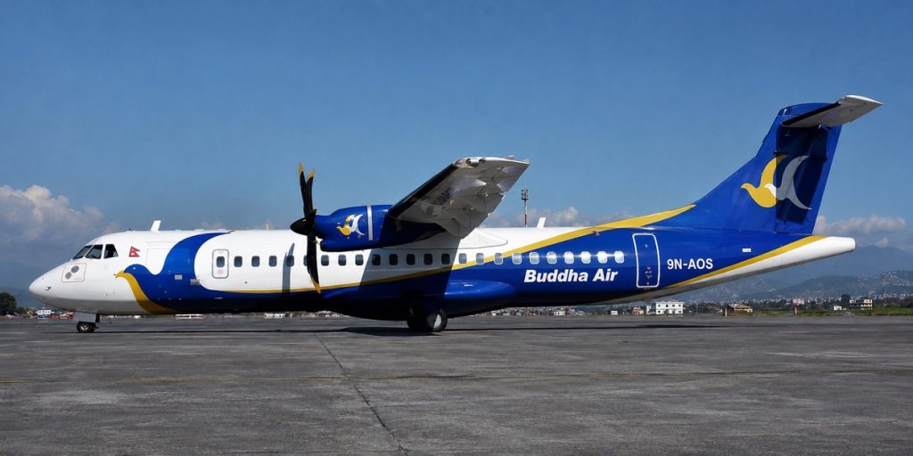 बुद्धले थप्यो नयाँ सिरिजका एटीआर जहाज ATR-72-600