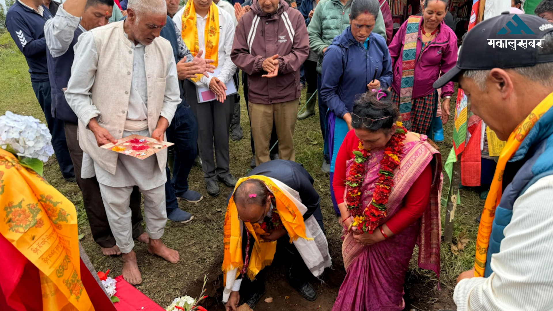 सोलुखुम्बुमा भारतीय सहयोगमा ‘ङग्युर ञिङ्मा पल्युल दोङग क्षोलिङ्ग’ गुम्बाको शिलान्यास