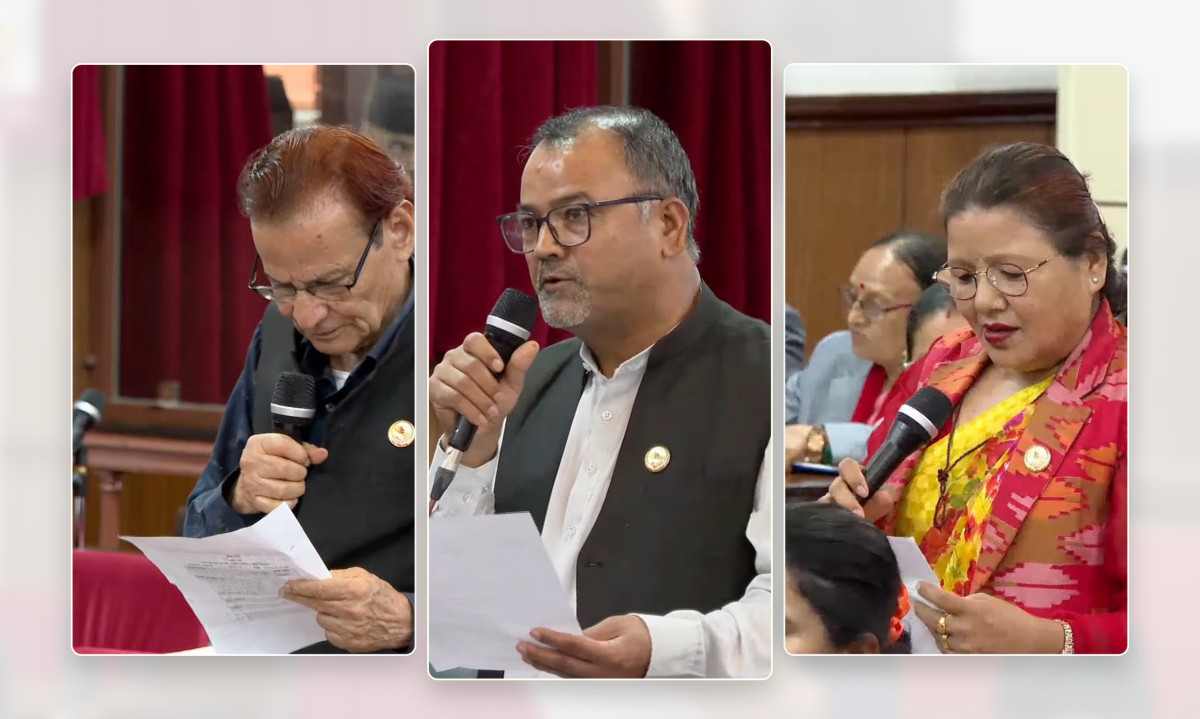 विकास निर्माण, प्राकृतिक प्रकोप र सुशासनका मुद्दामा सांसदहरूको ध्यानाकर्षण