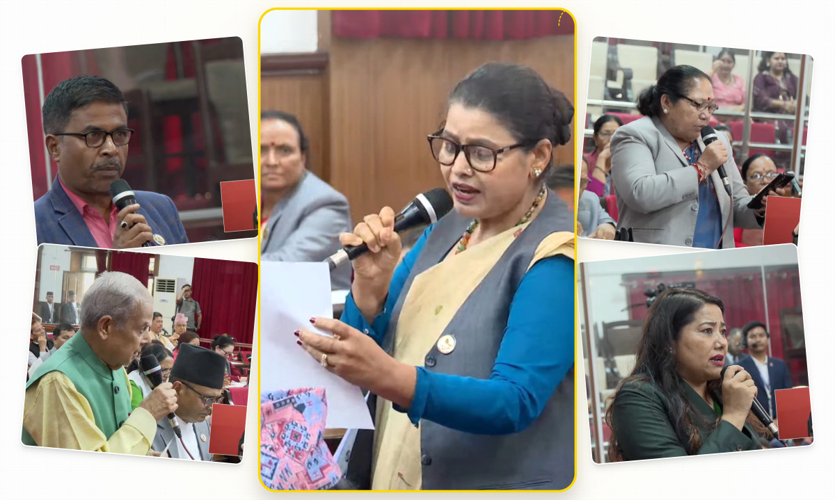 राष्ट्रिय सभा शून्य समय: जनसुरक्षा, सुशासन र विकासका मुद्दामा सरकारको ध्यानाकर्षण
