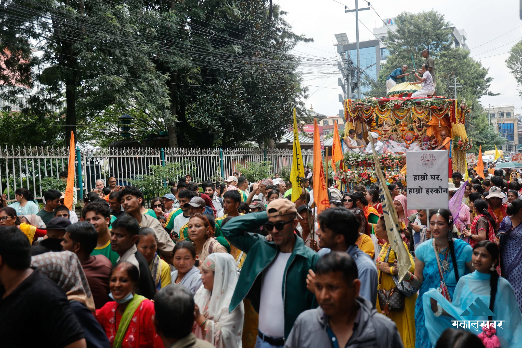 काठमाडौंमा भगवान् श्री जगन्नाथको रथयात्रा (तस्बिरहरू)